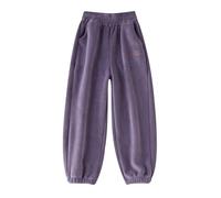 Genérico Pantalón Portero Niño - Boys And Girls' Flannel Clothes Long Sleeve And Pants Winter Warm Soft Fuzzy Homewear With Fleece Sweatpants