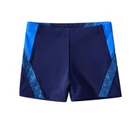 Genérico Pantaloncini da Bagno Bambino Con Colori Uniti per 4-12 Anni Estate 2026, azul marino, 5-6 años