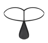 Genérico Pantaloncini da uomo Sexy Pantaloni a T perizoma a Vita Bassa in di Ghiaccio traslucida (Black, One Size)