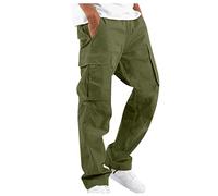 Genérico Pantalones Cargo Hombre Baggy Trekking Primavera Pantalón Desbrozadora Tendencia Calças Slim Fit Tactico Ropa Hombre Verão Pantalon Caza 2025 Nuevo 2#Verde 5XL