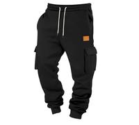 Genérico Pantalones Cargo Hombre Elasticos Cargo Outono Pantalón Chándal Clásico Calças Bolsillos Laterales Jogger Ropa Hombre Inverno Pantalon Montaña 3#Negro 3XL Barato