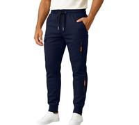 Genérico Pantalones Cargo Hombre Pantalon Trabajo Hombre Casual con Bolsillos Pantalón Largos Pants Elásticos Deportivo Joggers Senderismo Moda Otoño Invierno Pantalón Marina de Guerra L