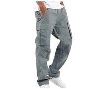 Genérico Pantalones Cargo Hombre Tallas Grandes Senderismo Outono Pantalon Mecanico Casual Calças Slim Fit Tactico Ropa Hombre Inverno Pantalón Desbrozadora 2025 Nuevo 2#Gris 3XL