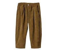 Genérico Pantalones Casuales de Pana para niño. Diseño clásico de Pierna Recta. Tejido Suave y cómodo, Ideal para Jugar a Diario y para Actividades al Aire Libre Colegio (Yellow, 5-6 Years)