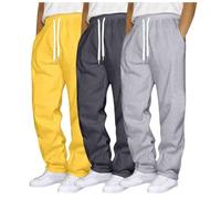 Genérico Pantalones Chandal Hombres Tela Ligera Pantalones Deportes Running Bolsillos Elástica Pants Fato De Treino Masculino Running Gimnasio Fitness Entrenamiento Yoga para Hombres