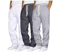 Genérico Pantalones Chandal Hombres Tela Ligera Pantalones Deportes Running Bolsillos Elástica Pants Fato De Treino Masculino Running Gimnasio Fitness Entrenamiento Yoga para Hombres
