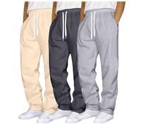 Genérico Pantalones Chandal Hombres Tela Ligera Pantalones Deportes Running Bolsillos Elástica Pants Fato De Treino Masculino Running Gimnasio Fitness Entrenamiento Yoga para Hombres