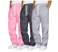 Genérico Pantalones Chandal Hombres Tela Ligera Pantalones Deportes Running Bolsillos Elástica Pants Fato De Treino Masculino Running Gimnasio Fitness Entrenamiento Yoga para Hombres