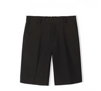 Generico Pantalones cortos de hombre chino de color liso, ajuste cómodo de trabajo, golf, casual, transpirables, cómodos para el tiempo libre de verano, tenis, cintura elástica, secado rápido