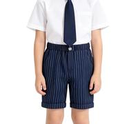 Genérico Pantalones Cortos de Traje para niño para la Vuelta al Colegio, Pantalones de Vestir de Media Pierna, Prenda Elegante Adecuada para Uniforme Escolar, Eventos Formales y Actividades