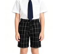 Genérico Pantalones Cortos de Traje para niño para la Vuelta al Colegio, Pantalones de Vestir de Media Pierna, Prenda Elegante Adecuada para Uniforme Escolar, Eventos Formales y Actividades