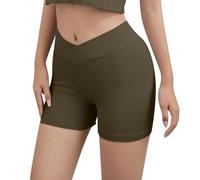 Genérico Pantalones Cortos Deportivos para Mujers, Short Deportivo Cintura Alta Pantalon Corto Deporte Control de Barriga Mallas Ciclistas Shorts para Yoga Fitness Gym