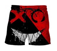 Genérico Pantalones Cortos Hombre Deporte Shorts Hombre Color Deporte Estampado 3D Personalidad Moda Casual Holgados Pantalon Corto Único Y Llamativo