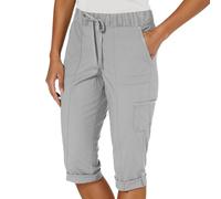Genérico Pantalones Cortos Mujer Deporte - Conjunto Deportivo de Pantalones Cortos para Mujer Mono Casual de Verano con Dobladillo y Cordón Uso Diario Vacaciones al Libre