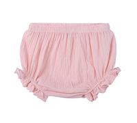 Genérico Pantalones Cortos Niña - Pantalones Cortos Lisos con Volantes para BebéS ReciéN Nacidos NiñAs Y NiñOs Ideales para Primavera Y Verano