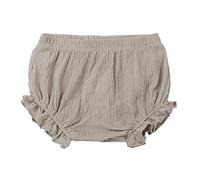 Genérico Pantalones Cortos Niña - Pantalones Cortos Lisos con Volantes para BebéS ReciéN Nacidos NiñAs Y NiñOs Ideales para Primavera Y Verano