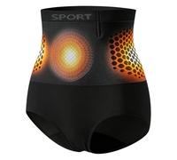 Genérico Pantalones Cortos Termogénicos Reductores De Grasa Pauraju, Pantalones Cortos Reductores 4 En 1 Pauraju, Faja Moldeadora De Cintura Alta para Mujer, Shorts Que estilizan y moldean la Figura