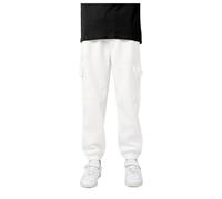 Genérico Pantalones de correr holgados para niños Correr niño niño niño entrenamiento pants fitness gimnasio pantalones holgados para niños pantalones niño, Ab-Blanco, 6-7 Años