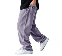 Generico Pantalones de hombre Baggy Pantalones de samurai japoneses pantalones anchos de pierna recta Steampunk para tiempo libre y trabajo Pantalones de trabajo para exteriores Pants Harem Góticos