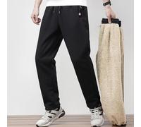 Genérico Pantalones De Invierno Hombre, Pantalón Térmico Hombre, Men's Winter Fleece Pants Lined Jogging Sweatpants Cold Weather Warm Thermal Thick Track Joggers
