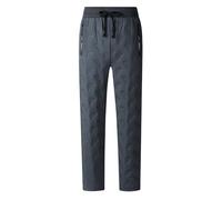 Genérico Pantalones De Invierno Hombre, Pantalon Trabajo Hombre, Pantalones Casuales para Todo Tipo De Clima con Cintura Elástica De Forro Polar Cálido Y Resistente Al Viento Y Bolsillos Seguros