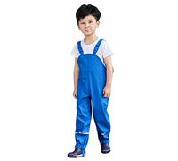 Genérico Pantalones de Lluvia para niños Chubasquero Impermeable Pantalones Nieve Niño Peto para la Lluvia Peto sobre Pantalones Peto sobre Pantalones Poncho Impermeable Pantalones (Blue, 5-6 Years)
