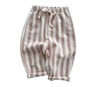 Genérico Pantalones de Minimalistas para niña, Pantalones de Cintura elástica Diarios (Grey, 80)
