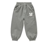 Genérico Pantalones de playa ligeros para niñas, ideal para verano, con cintura elástica transpirable y segura., verde, 5-6 Años