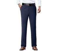 Generico Pantalones de tiempo libre elegantes tela pantalones chinos para hombre anti-arrugas Business Bellutia pantalones para oficina elegante clásicos complejos leggings deportivos, turquesa, XXL