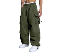 Genérico Pantalones De Trabajo Hombre Elasticos Militares Verão Pantalon Chándal Tendencia Calças Baggy Cargo Ropa Hombre Primavera Pantalón Mecanico 3#Verde del ejército XL Barato