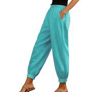 Genérico Pantalones de Trabajo Mujer, Pantalon Chandal Mujer,Elegantes de Punto con diseño de Pierna Estrecha y Bolsillo Lateral para un Uso Diario cómodo y versátil Pantalón