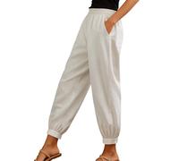 Genérico Pantalones de Trabajo Mujer, Pantalon Chandal Mujer,Elegantes de Punto con diseño de Pierna Estrecha y Bolsillo Lateral para un Uso Diario cómodo y versátil Pantalón