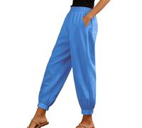 Genérico Pantalones de Trabajo Mujer, Pantalon Chandal Mujer,Elegantes de Punto con diseño de Pierna Estrecha y Bolsillo Lateral para un Uso Diario cómodo y versátil Pantalón