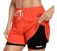 Genérico Pantalones Deportivos Hombre y Mujer, Transpirables, con Cintura elástica y de Color Liso. (Red-B, S)