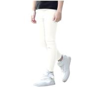 Genérico Pantalones Elásticos Cómodos para Niñas con Cintura Ajustable y Diseño Moderno Infantil