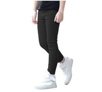 Genérico Pantalones Elásticos Cómodos para Niñas con Cintura Ajustable y Diseño Moderno Infantil