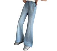 Genérico Pantalones Niña Chinos, Pantalones Vaqueros Niña Palazzo, Pantalon Rectos Mezclilla Niñas Diseño CláSico Cinco Bolsillos CóModos Y EláSticos Niñas Falda Pantalón Pantalon Lino Pantalón Corto
