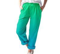 Genérico Pantalones TéRmicos Mujer Invierno Mallas Pantalones Casuales de con Bolsillos de algodón y Lino Estampados para Mujer Mujer Ropa Leggings Termicos Mujer Invierno (Mint Green, XL)