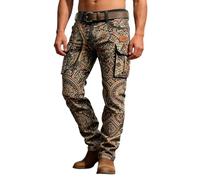 Genérico Pantalones Trabajo Hombre,Pantalones Utilitarios Duraderos con MúLtiples Bolsillos CóModos para Trabajar Al Aire Libre Y Hacer Senderismo