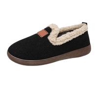 Genérico Pantuflas acogedoras para mujer, calzado de casa grueso para otoño e invierno, para una comodidad informal. Zapatillas Deportivas De Mujer Rosadas
