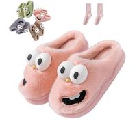 Genérico Pantuflas Con Boca, Pantuflas de Nube 3D de Dibujos Animados Con Suela Gruesa Antideslizante para Hombre Y Mujer para Verano e Invierno (39,J)