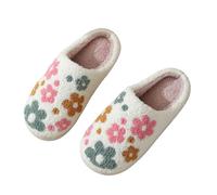 Genérico Pantuflas De Algodón Para Halloween 2025, Otoño/invierno, Con Forma De Corazón, Cálidas Y De Felpa Con Dibujos Animados (Flower,42EU)