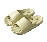 Genérico Pantuflas de baño acogedoras para Exteriores Sandalias Abiertas con Drenaje rápido Ideales para Parejas Calzado doméstico versátil y Ligero (Green, 39)