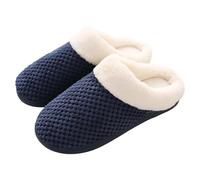 Genérico Pantuflas Mujer Invierno Cerradas,Pantuflas CóModas Para Mujer Para Uso DoméStico Zapatos Gruesos Con EláStica Calzado CáLido Para Interiores Para Hombres Y Mujeres