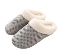Genérico Pantuflas Mujer Invierno Cerradas,Pantuflas CóModas Para Mujer Para Uso DoméStico Zapatos Gruesos Con EláStica Calzado CáLido Para Interiores Para Hombres Y Mujeres