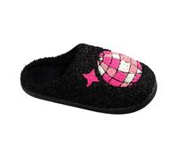 Genérico Pantuflas Mujer Invierno, Zapatillas Viaje Mujer, Pantuflas De Invierno Acogedoras con Bordado Cósmico Zapatos De Interior para Ella Suaves Cálidas con Forro Polar Cómodas Y Casuales