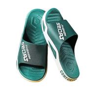 Genérico Pantuflas Transpirables y cómodas para Hombre Ideales para Uso Informal Dentro y Fuera del Playa baño y Verano (Green, 37)