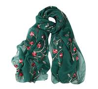 Genérico Pañuelo Para El Pelo Bufanda De Mujer Ligera De Seda Y Algodón, Suave Y Transpirable, Bufanda Cuadrados Grande Diseño Floral, Ideal Como Pañuelo O Pañuelos Cuello Mujer Pequeños