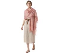 Genérico Pañuelo para la cabeza de lino y algodón liso para mujer ligero suave para verano para la oración como un hiyab o chal