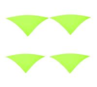 Genérico Pañuelo Verde Flúor Triangular, 57x57x80 cm, 100% Poliéster, Ideal Traje Regional, para Cabeza, Cuello o Pelo, Pañuelo Verde Fosforito Fiestas, Peñas, Carnaval (4)